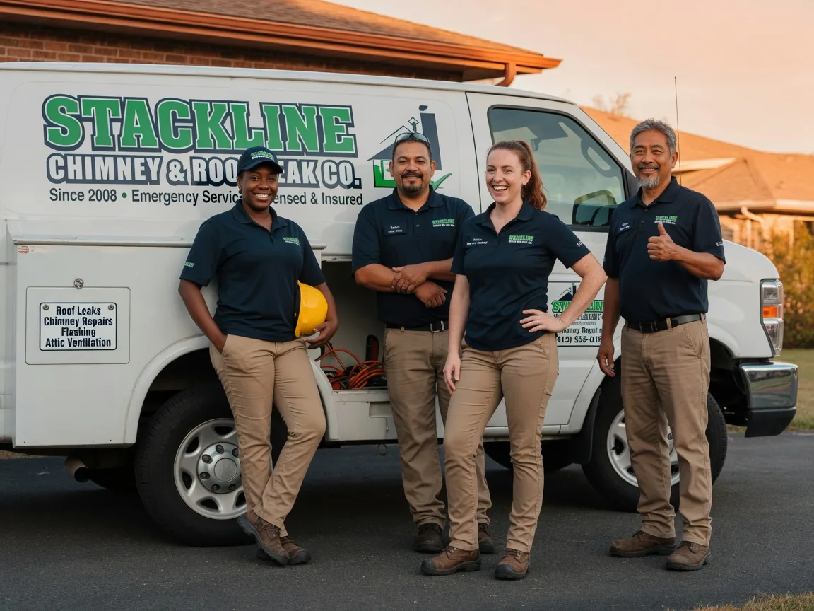 Chimney flashing repair company in Laurel, IA